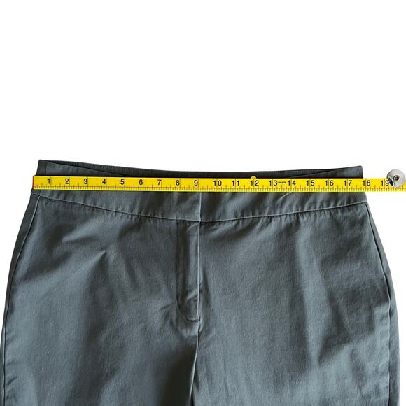 Vineyard Vines Women’s Pants Size 16 Olive Green Stretch Cropped Chino Career - Picture 4 of 6